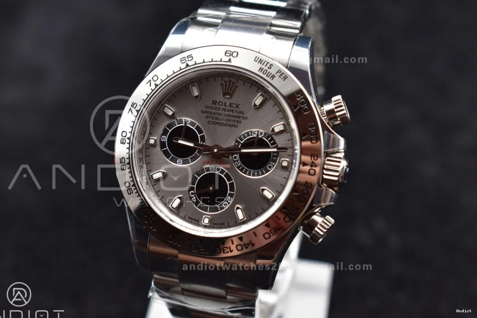 Edition Daytona 1:1 Best 904L Grey 422 Case Bracelet HighQuality SA And BTF SS Dial 116520 0729